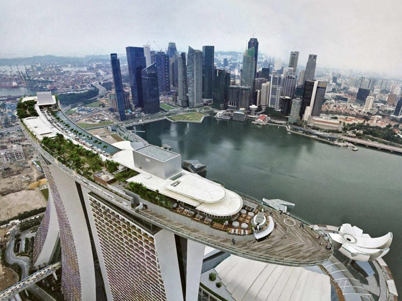 Khí hậu trong lành và mát mẻ tại Singapore 